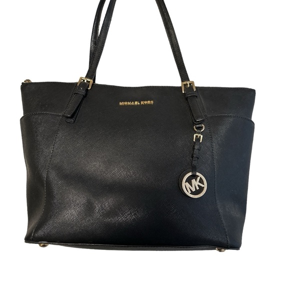 Michael Kors Handbags - Michael Kors Black Leather Tote